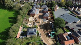 March Cambridgeshire Building Site From a drone [upl. by Alvan148]