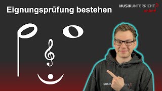 Musik studieren So bestehst Du die Eignungsprüfung für ein Musikstudium [upl. by Mahda]