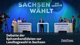 Sachsen wählt Das Wahlforum zur Landtagswahl 2024 [upl. by Manning285]