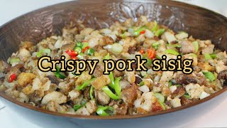 Crispy Pork Sisig Recipe [upl. by Kcirdneh]