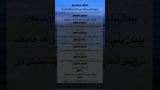 کەسایەتیەکان بە چ شتێک تێک دەچنkurdishmbti [upl. by Soble]