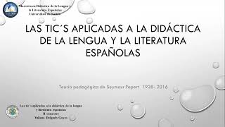 Teoría Pedagógica del Construccionismo de Seymour Papert [upl. by Franny239]