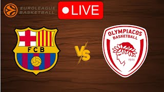 🔴 Live Barcelona vs Olympiakos  EuroLeague 20232024  Live Play by Play Scoreboard [upl. by Eisset]