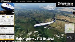 Flightradar24 Major Update Full Review [upl. by Judon]