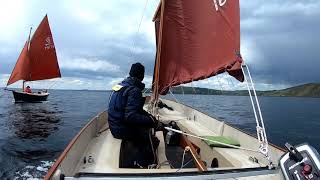 Cornish Crabbers Coble A sunny calm windy and wet sail all in one [upl. by Roselia]