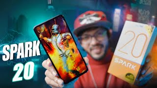 Tecno Spark 20 Review ।। 8GB RAM IP53 Dual Speaker 90Hz amp Helio G85 [upl. by Eidarb732]