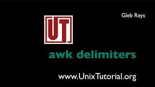 AWK Delimiters [upl. by Winou363]