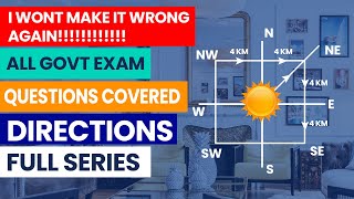 SSC RRB amp Bank Exams Common Topic Directions Full Series  Aptitude Made Easy [upl. by Eleumas]