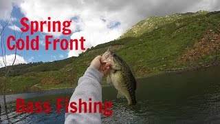 Spring Cold Front Bass Fishing [upl. by Wachter]