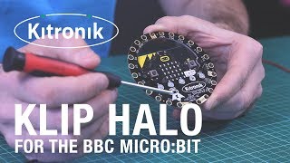 Klip Halo for the BBC microbit by Kitronik [upl. by Elesig]