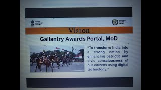 Introduction To Gallantry Awards Portal India [upl. by Philo680]