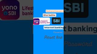 Yono SBI password resetinternet banking password reset at homeyonosbiapp banking foryou shorts [upl. by Allerym]