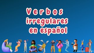 Verbos irregulares en español [upl. by Gonzalo]