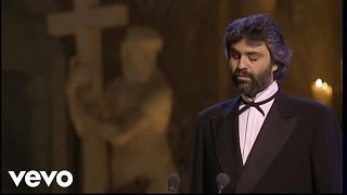 Andrea Bocelli  Ave Maria Live From Basilica Di Santa Maria Sopra Minerva Italy  1999 [upl. by Nnyrb]