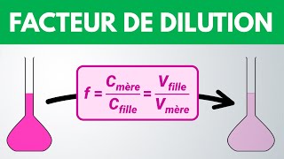 La dilution dune solution [upl. by Plato]