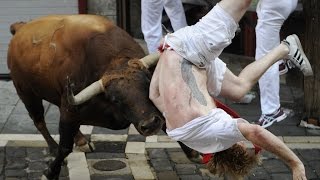 Encierro San Fermín 7 de julio 2015 [upl. by Nlycaj]