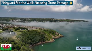 Fishguard Marine Walk Drone Footage  Pembrokeshire  DJI Mini 4 Pro [upl. by Dietrich590]