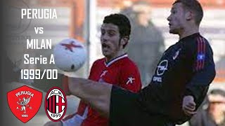 Perugia vs Milan  Serie A 19992000 Giornata 19  Full match [upl. by Rahmann]