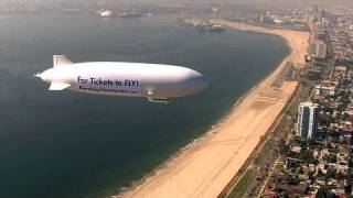 Zeppelin Eureka over Long Beach [upl. by Horsey858]