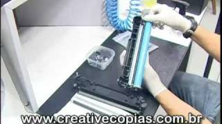 Recarga Toner HP CE285A P1102 P1102W M1130 M1132  Video Aula [upl. by Mun]