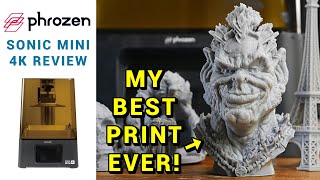 Phrozen Sonic Mini 4K review  The highest quality resin prints [upl. by Ahsaetan496]