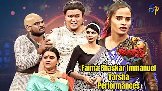 Faima Bullet Bhasker Immanuel amp Varsha All in One June Month Performances  Extra Jabardasth [upl. by Eelta]