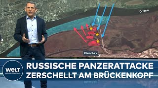 UKRAINEKRIEG Bittere Niederlage  Warum Russen am ChersonBrückenkopf verzweifeln  WELT Analyse [upl. by Arimlede]