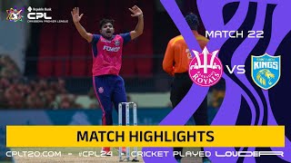 Highlights  St Lucia Kings vs Barbados Royals  CPL 2024 [upl. by Morra]