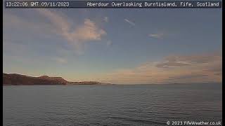 9 November 2023  Aberdour WeatherCam Timelapse [upl. by Keare478]