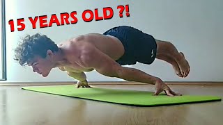 SAŠA VENOS  15 YEARS OLD STREET WORKOUT BEAST [upl. by Radke]