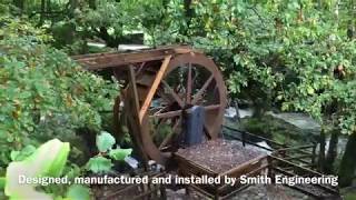 Electricity Generating Waterwheel 35kW [upl. by Llertnod]