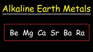 Alkaline Earth Metals  Chemistry [upl. by Ecaidnac]