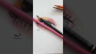 Drawing an eye by a 9yearold Rysunek oka 9latki shorts drawing [upl. by Rianna]