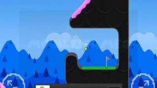 Flappy Golf Sticky Land Hole 4 Gold Star Walkthrough [upl. by Ylirama]