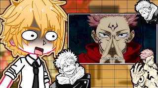 Chainsawman reacts to Sukuna as Denji Dad JJKChainsawman [upl. by Sudnak513]