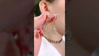 earringsparkling elegance earringstylefashionjewellery [upl. by Ramak567]