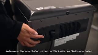 Aktenvernichter AutoMax 300C amp 500C Video Bedienungsanleitung [upl. by Leterg726]