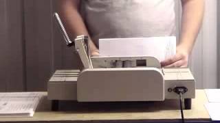 Semi Automatic Booklet Maker A3 [upl. by Neiluj]