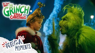 The Grinch Meet Cindy Lou Who💚  How The Grinch Stole Christmas  Movie Moments  Mega Moments [upl. by Ezirtaeb]