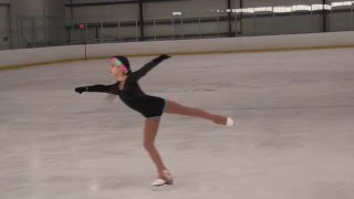 Double Salchow  Slow Motion by Diana Nightingale [upl. by Llerdnad]