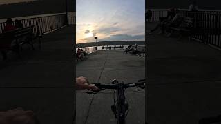 Crotona Ave to Dyckman field bike cycling nature fun love park asmr nyc shorts [upl. by Arlan376]