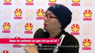 Tatsuro IWAMOTO en interview à Japan Expo 15e Impact [upl. by Arretahs521]