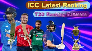 icc t20 ranking batsman Latest icc ranking worldcup2023shorts cricket [upl. by Magna]