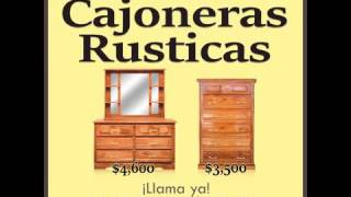 Cajoneras rústicas de madera de pino con garantía de fabrica desde solo 3500 [upl. by Thoer988]