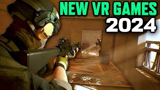 10 NEW Upcoming VR Games in 2024 [upl. by Yentirb]