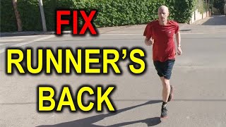 How To Stop Runner’s Back amp Hip Pain While Running [upl. by Ambie]