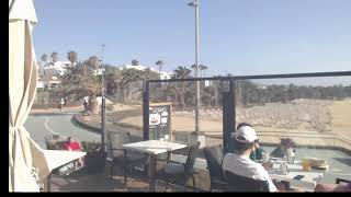 Webcam Lanzarote  Live Stream from the Beachbar in Costa Teguise [upl. by Muncey]