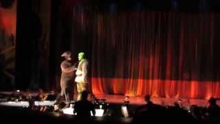 Shrek The Musical  Plays In The Park The Travel Song 7182014 [upl. by Aicilyhp]