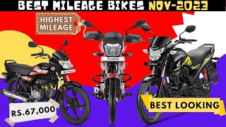 Best mileage bikes in India  November 2023  Tamil  Mr Tirupur [upl. by Ynaffi]