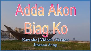 Adda Akon Biag Ko Karaoke  Ilocano Song  HD [upl. by Aieka]